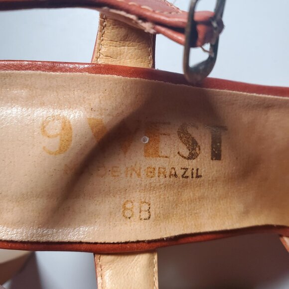 9West Vintage Leather Heels size 8B - Picture 4 of 16